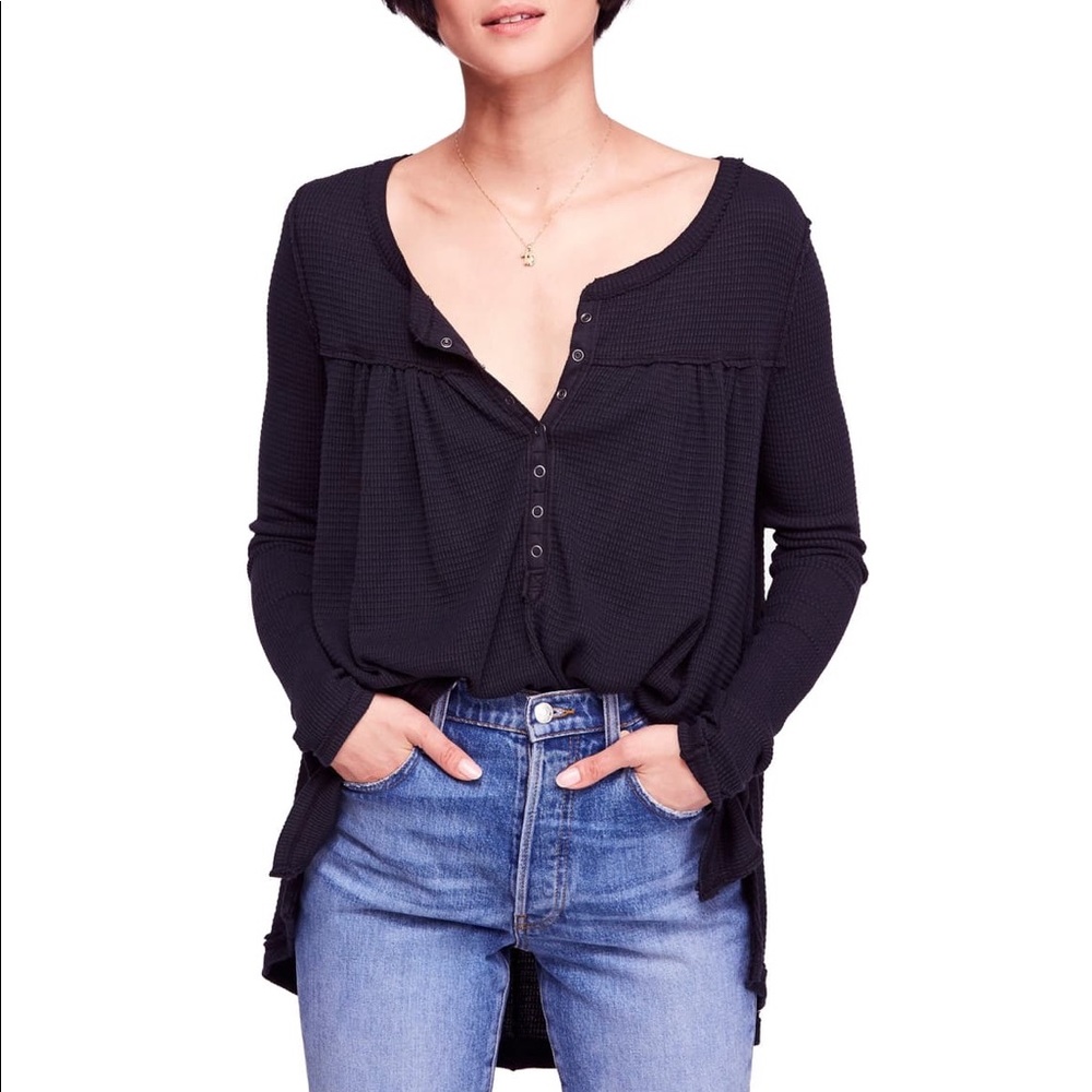 Free people - we the free - Kai textured Henley